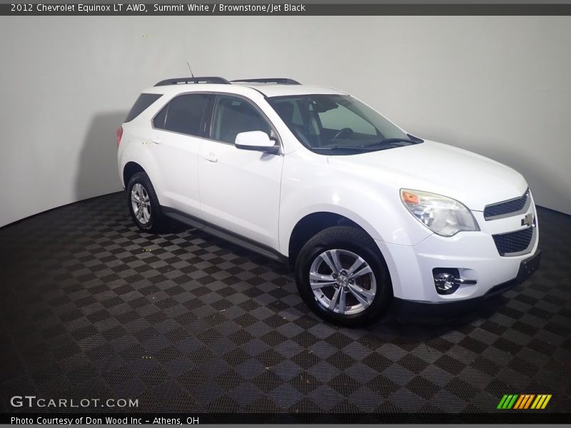 Summit White / Brownstone/Jet Black 2012 Chevrolet Equinox LT AWD