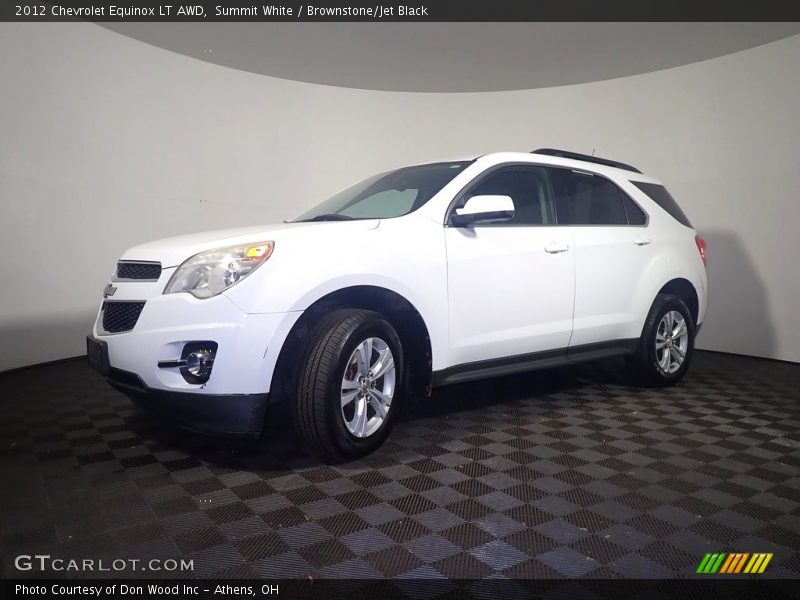 Summit White / Brownstone/Jet Black 2012 Chevrolet Equinox LT AWD