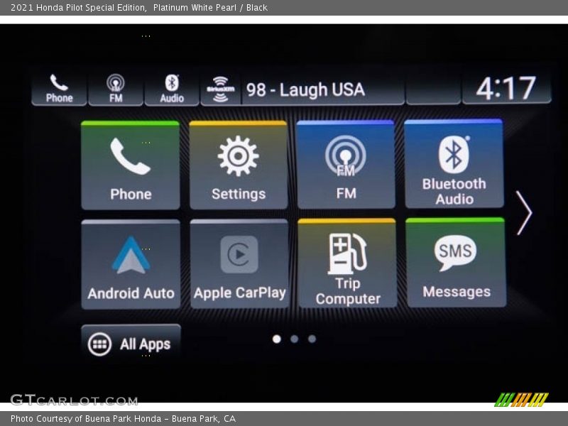 Platinum White Pearl / Black 2021 Honda Pilot Special Edition