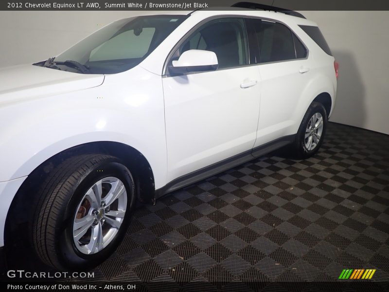 Summit White / Brownstone/Jet Black 2012 Chevrolet Equinox LT AWD