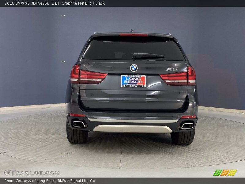 Dark Graphite Metallic / Black 2018 BMW X5 sDrive35i