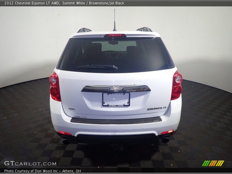 Summit White / Brownstone/Jet Black 2012 Chevrolet Equinox LT AWD