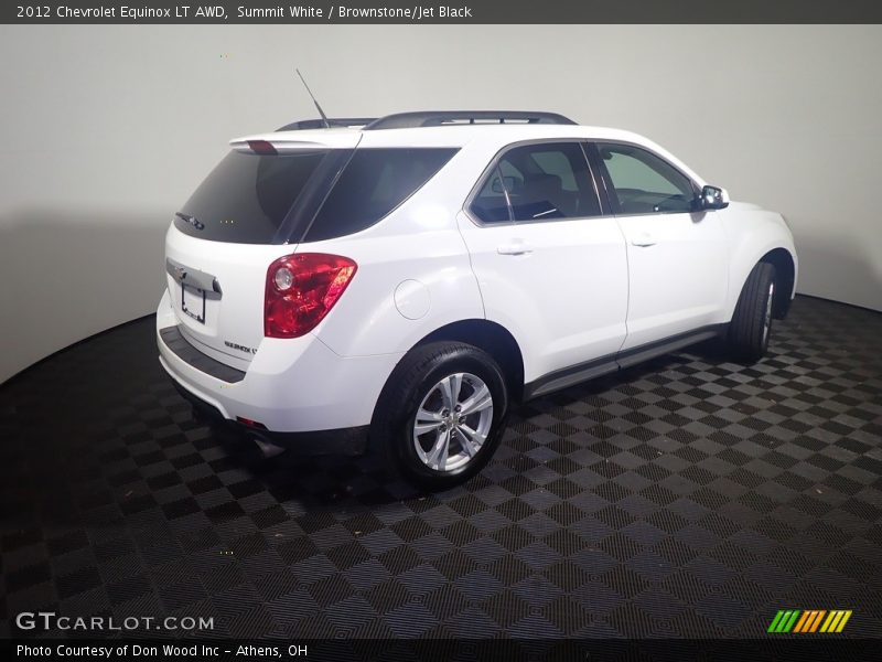 Summit White / Brownstone/Jet Black 2012 Chevrolet Equinox LT AWD
