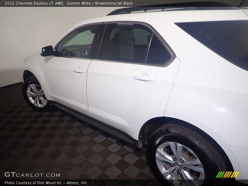 Summit White / Brownstone/Jet Black 2012 Chevrolet Equinox LT AWD