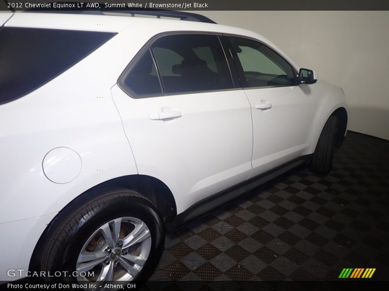 Summit White / Brownstone/Jet Black 2012 Chevrolet Equinox LT AWD