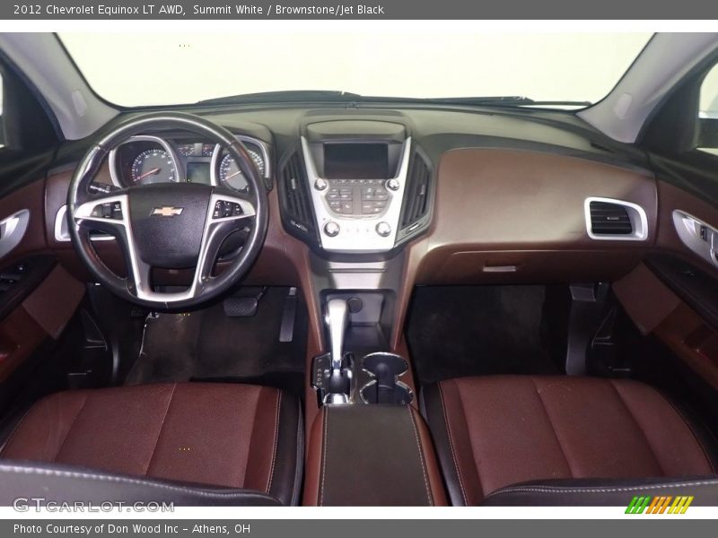 Summit White / Brownstone/Jet Black 2012 Chevrolet Equinox LT AWD