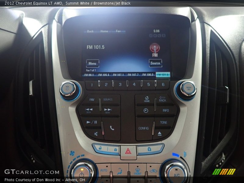 Summit White / Brownstone/Jet Black 2012 Chevrolet Equinox LT AWD
