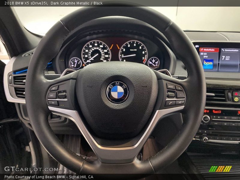 Dark Graphite Metallic / Black 2018 BMW X5 sDrive35i