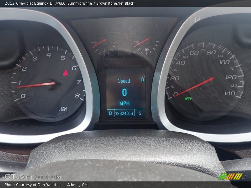 Summit White / Brownstone/Jet Black 2012 Chevrolet Equinox LT AWD