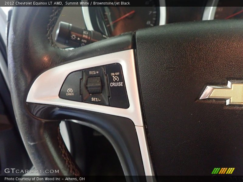 Summit White / Brownstone/Jet Black 2012 Chevrolet Equinox LT AWD