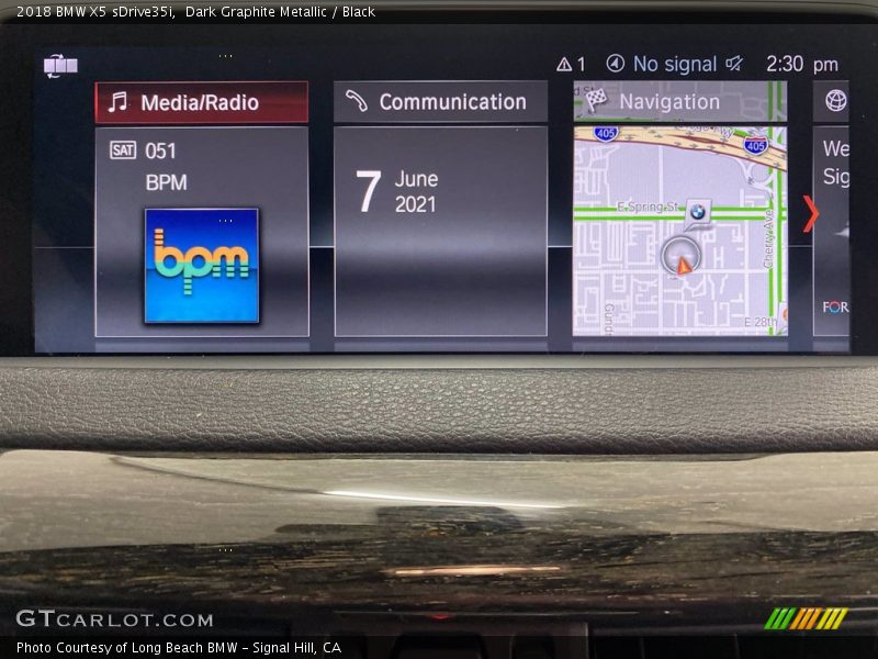 Dark Graphite Metallic / Black 2018 BMW X5 sDrive35i