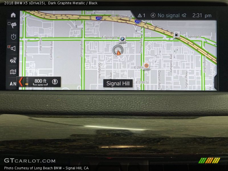 Dark Graphite Metallic / Black 2018 BMW X5 sDrive35i