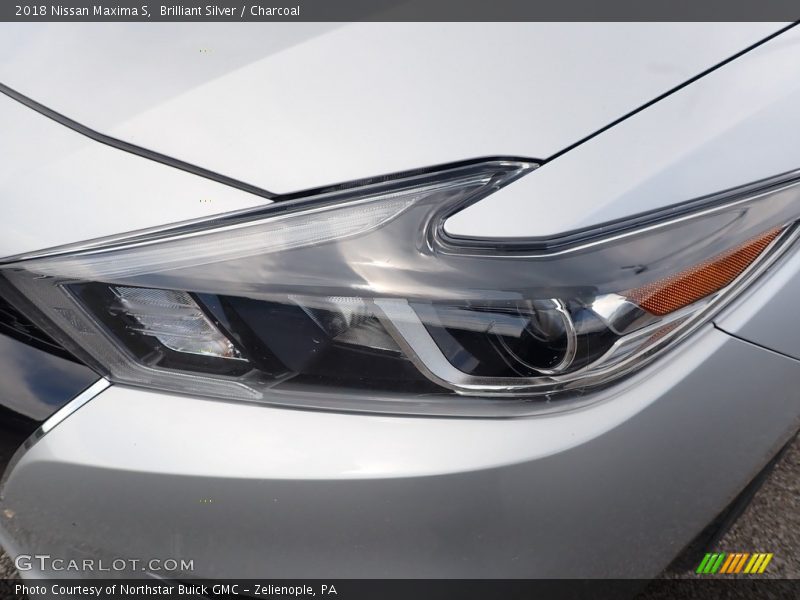 Brilliant Silver / Charcoal 2018 Nissan Maxima S
