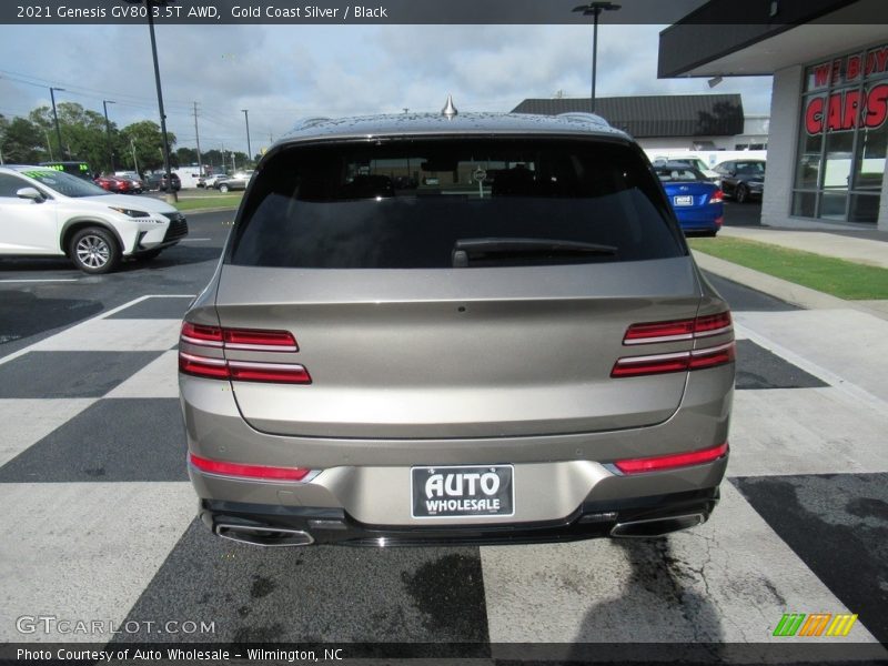 Gold Coast Silver / Black 2021 Genesis GV80 3.5T AWD