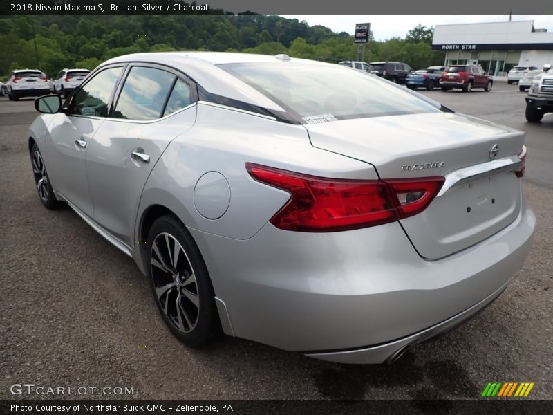 Brilliant Silver / Charcoal 2018 Nissan Maxima S