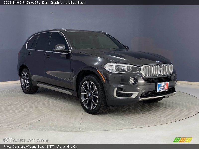 Dark Graphite Metallic / Black 2018 BMW X5 sDrive35i