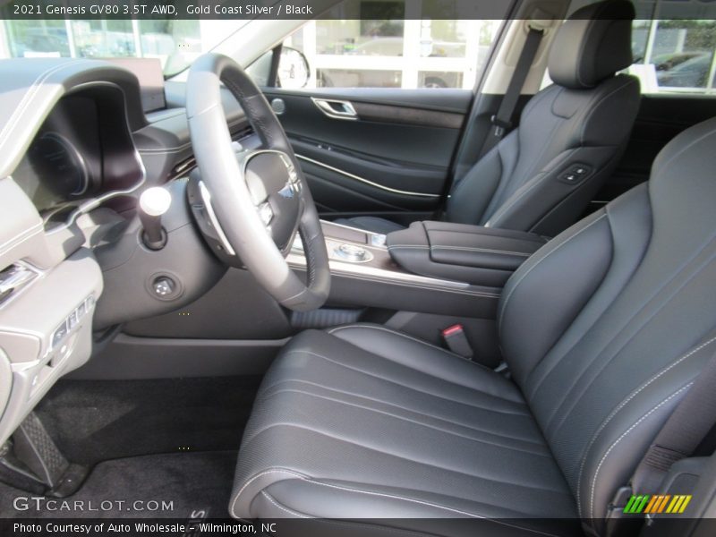 Gold Coast Silver / Black 2021 Genesis GV80 3.5T AWD