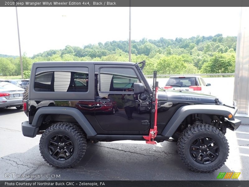Black / Black 2018 Jeep Wrangler Willys Wheeler Edition 4x4