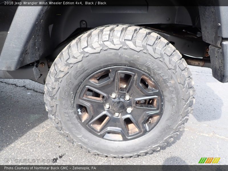 Black / Black 2018 Jeep Wrangler Willys Wheeler Edition 4x4