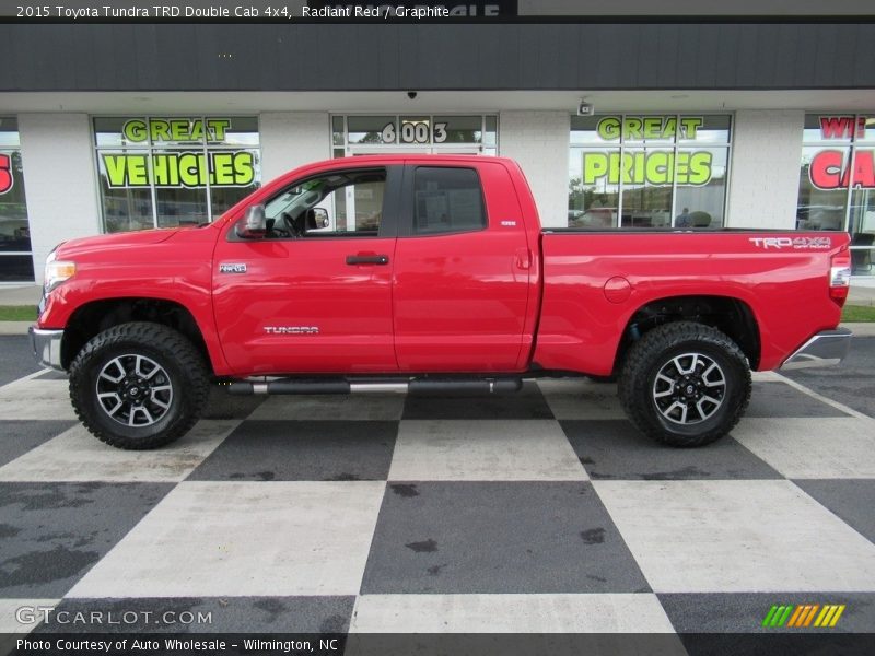 Radiant Red / Graphite 2015 Toyota Tundra TRD Double Cab 4x4