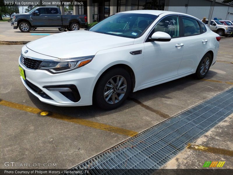 Snow White Pearl / Black 2019 Kia Optima LX