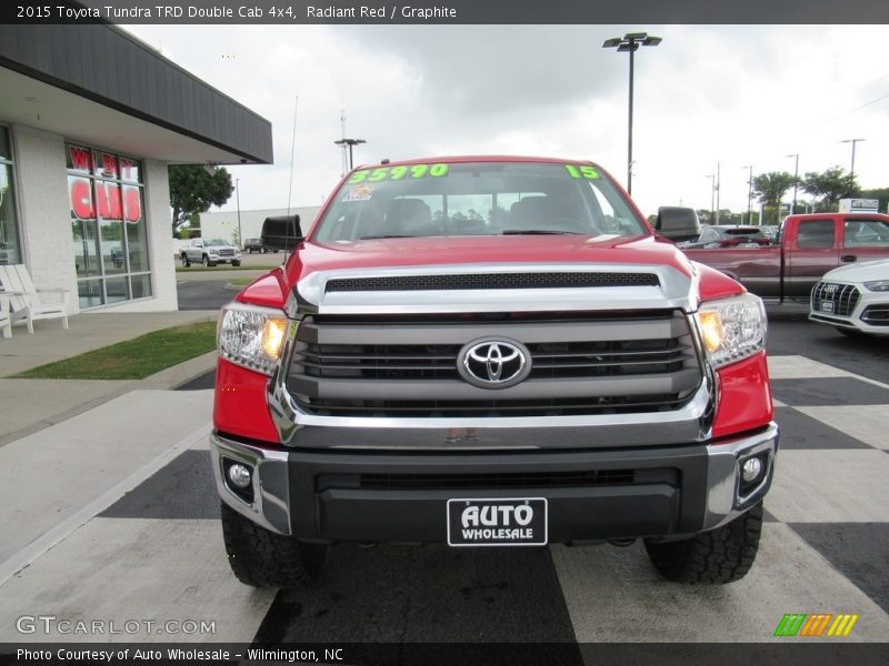 Radiant Red / Graphite 2015 Toyota Tundra TRD Double Cab 4x4