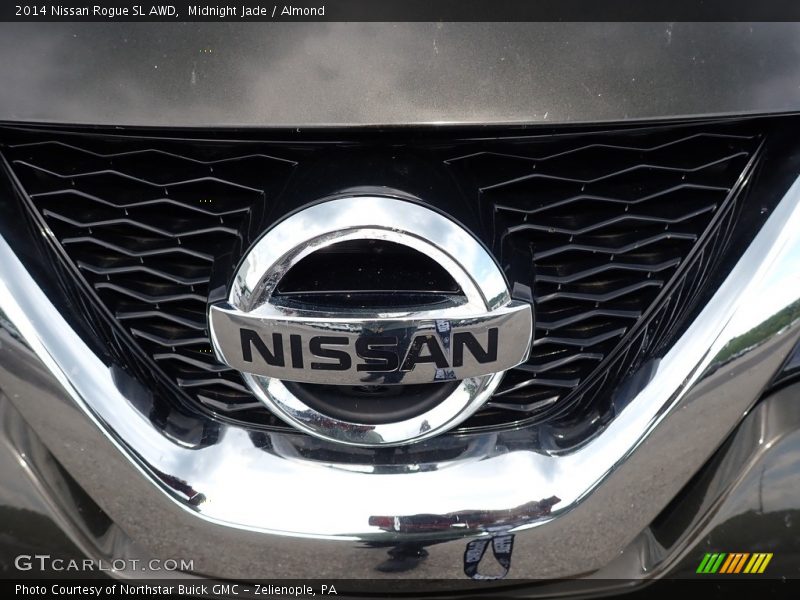 Midnight Jade / Almond 2014 Nissan Rogue SL AWD