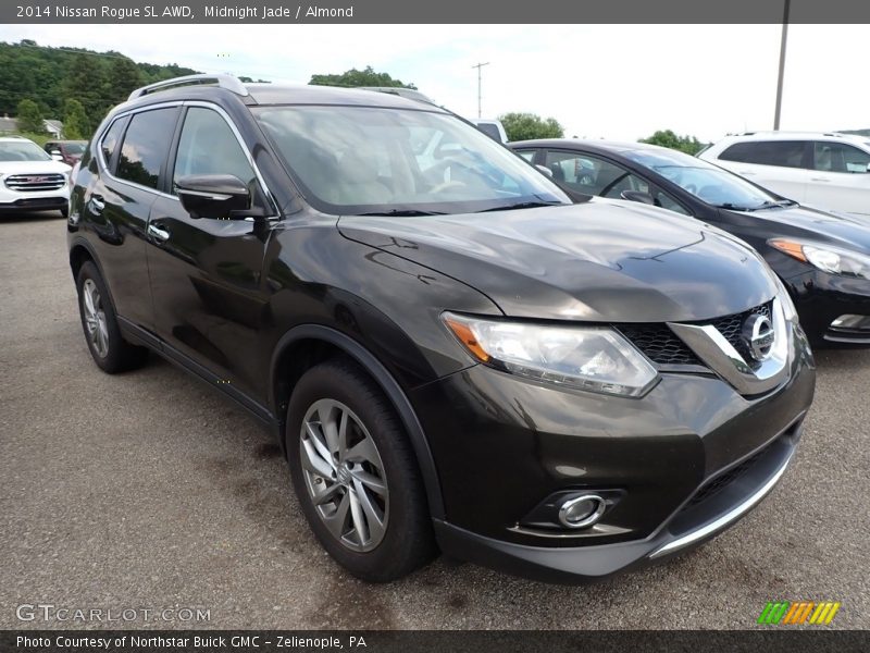 Midnight Jade / Almond 2014 Nissan Rogue SL AWD