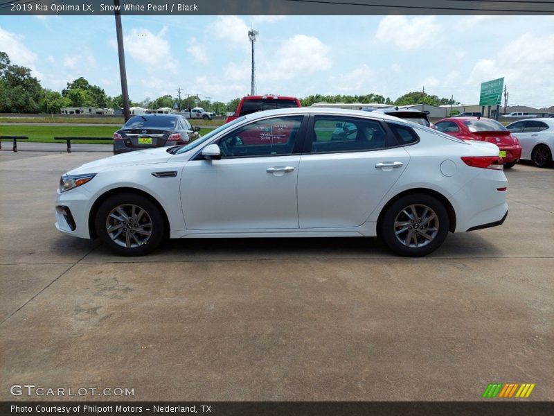 Snow White Pearl / Black 2019 Kia Optima LX