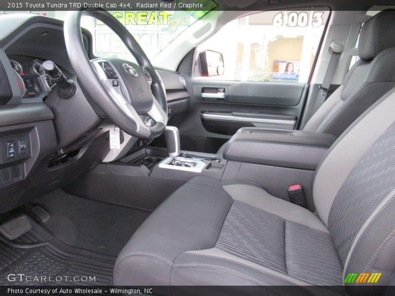 Front Seat of 2015 Tundra TRD Double Cab 4x4