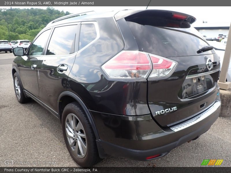 Midnight Jade / Almond 2014 Nissan Rogue SL AWD