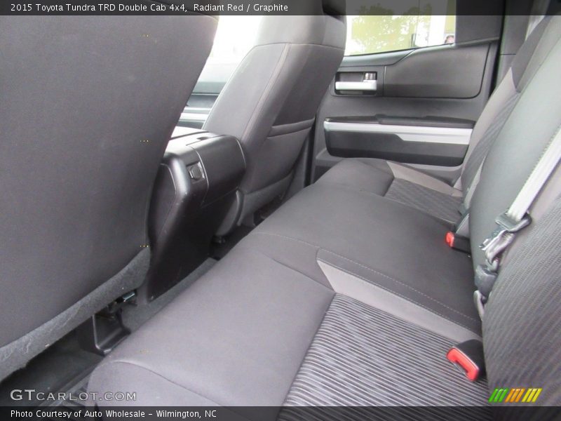 Rear Seat of 2015 Tundra TRD Double Cab 4x4