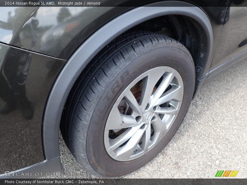 Midnight Jade / Almond 2014 Nissan Rogue SL AWD
