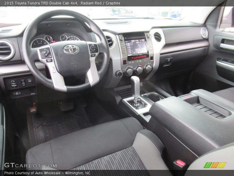  2015 Tundra TRD Double Cab 4x4 Graphite Interior