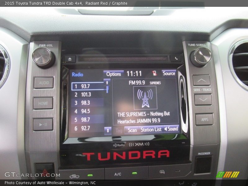 Audio System of 2015 Tundra TRD Double Cab 4x4