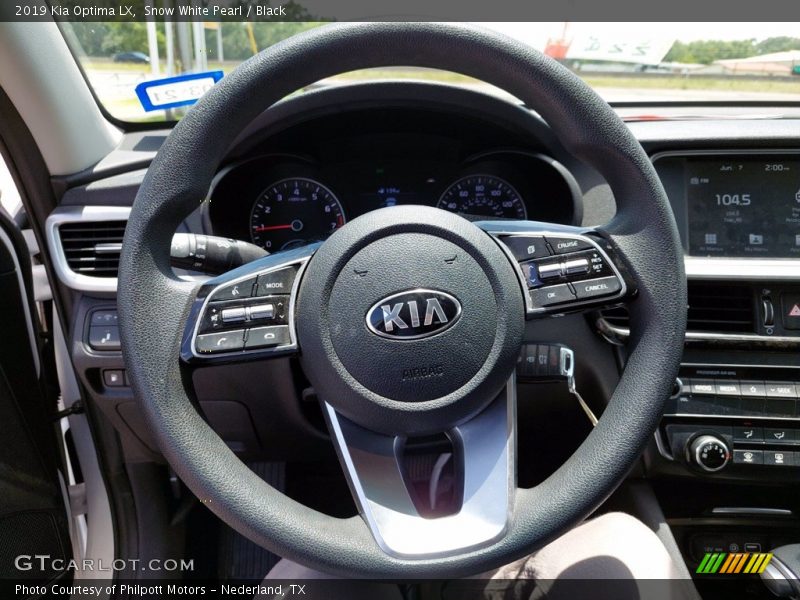 Snow White Pearl / Black 2019 Kia Optima LX
