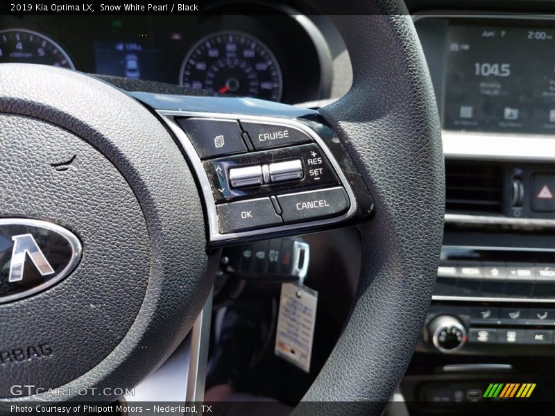 Snow White Pearl / Black 2019 Kia Optima LX