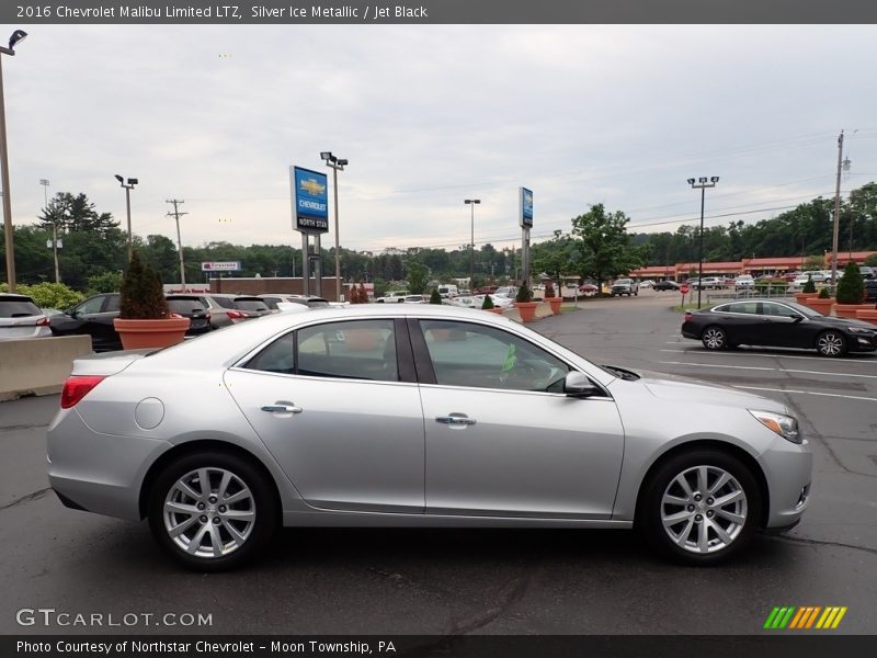 Silver Ice Metallic / Jet Black 2016 Chevrolet Malibu Limited LTZ