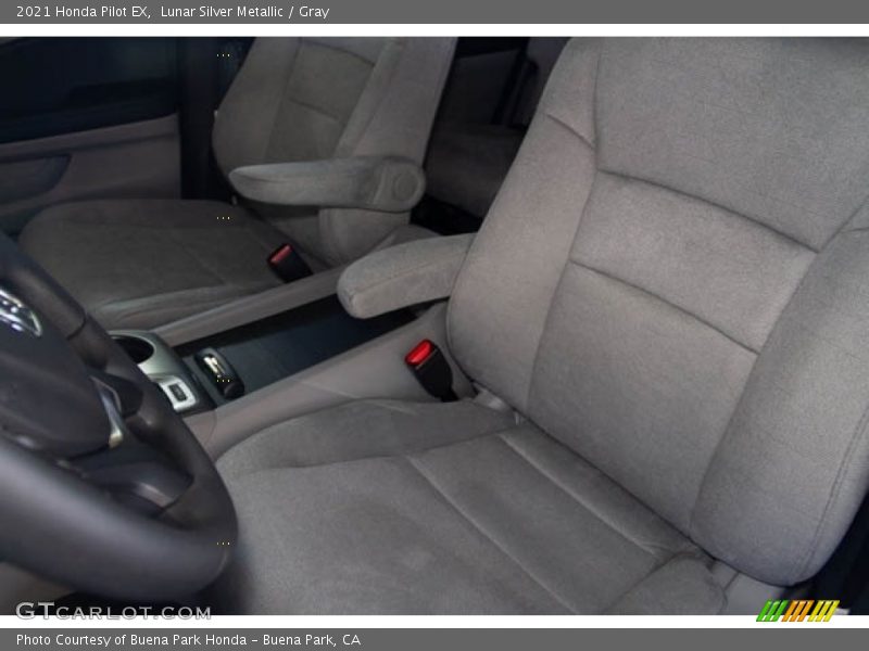Lunar Silver Metallic / Gray 2021 Honda Pilot EX