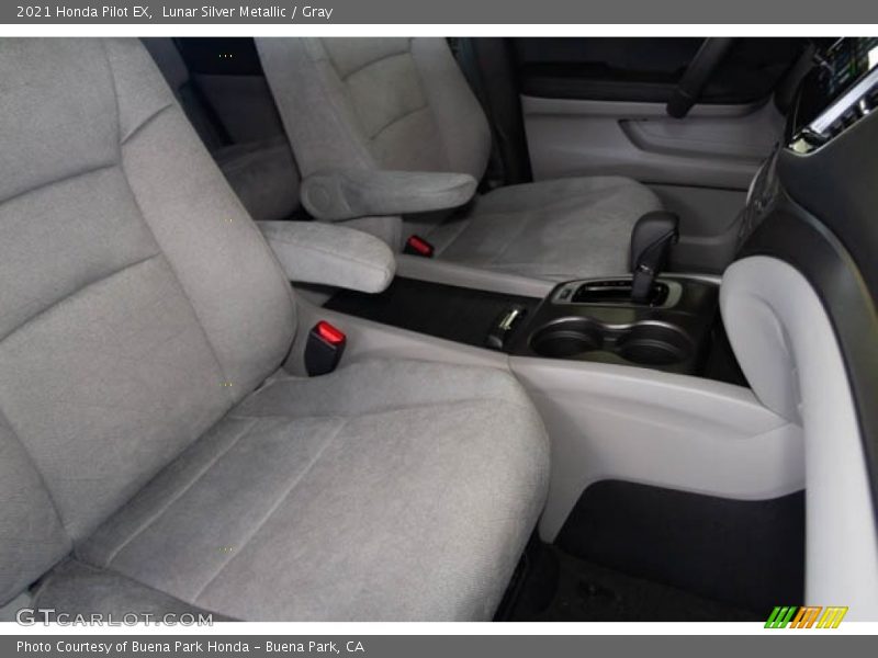 Lunar Silver Metallic / Gray 2021 Honda Pilot EX