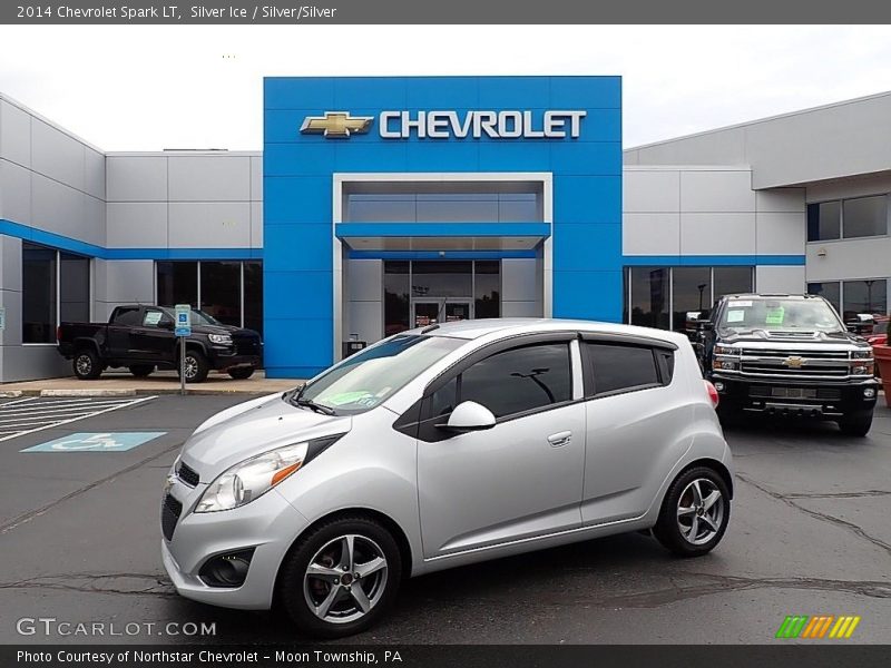 Silver Ice / Silver/Silver 2014 Chevrolet Spark LT