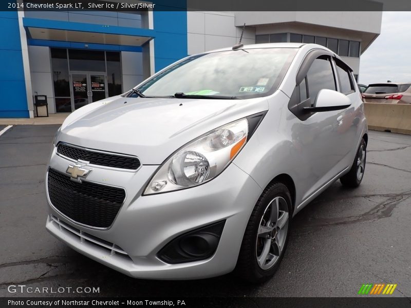 Silver Ice / Silver/Silver 2014 Chevrolet Spark LT