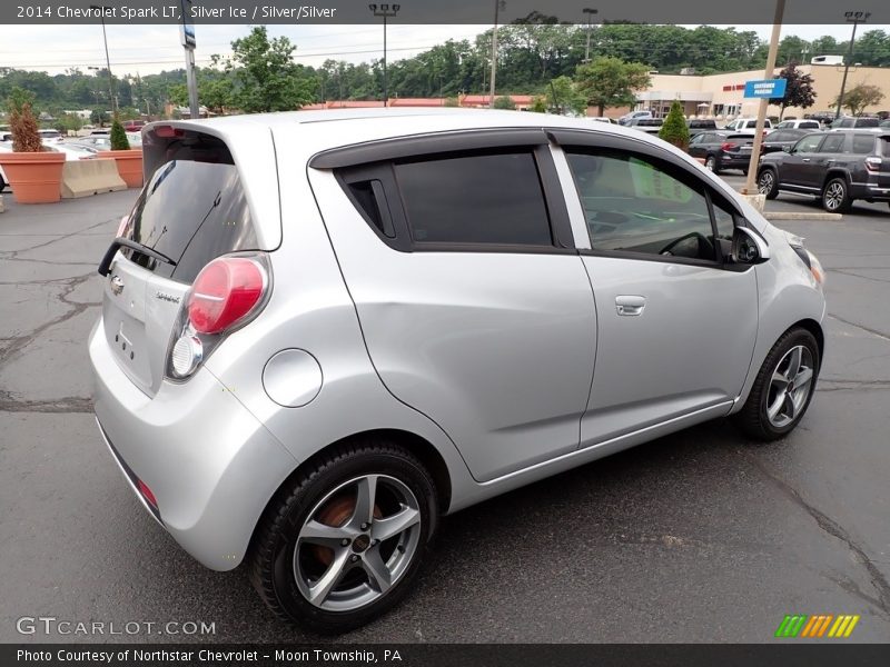 Silver Ice / Silver/Silver 2014 Chevrolet Spark LT