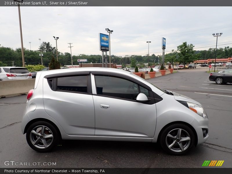 Silver Ice / Silver/Silver 2014 Chevrolet Spark LT