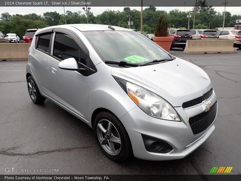 Silver Ice / Silver/Silver 2014 Chevrolet Spark LT
