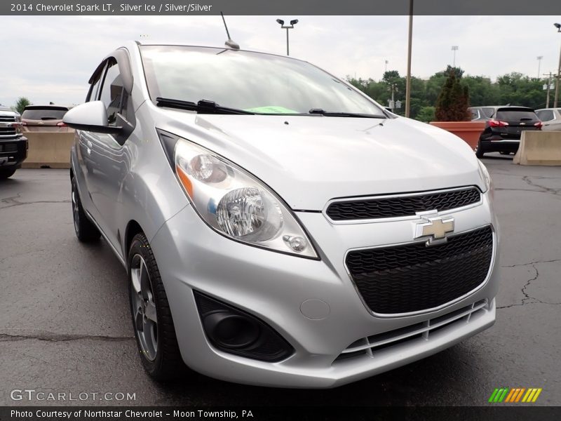 Silver Ice / Silver/Silver 2014 Chevrolet Spark LT