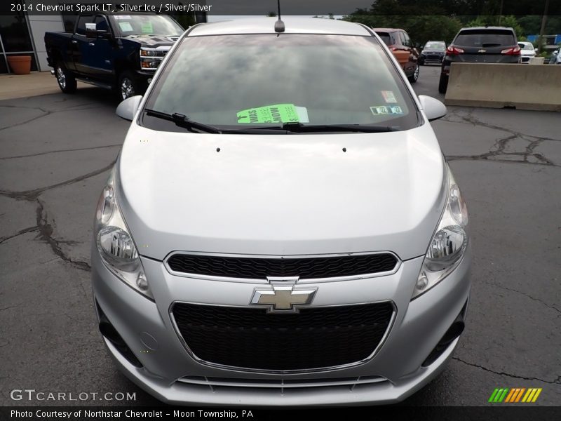Silver Ice / Silver/Silver 2014 Chevrolet Spark LT
