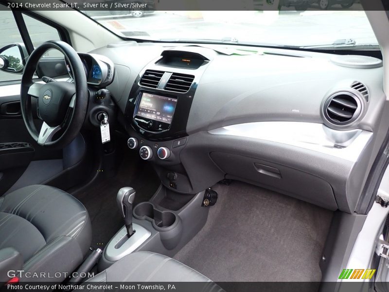 Silver Ice / Silver/Silver 2014 Chevrolet Spark LT