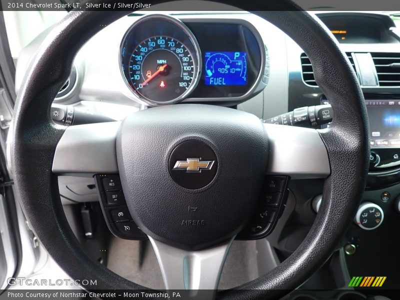 Silver Ice / Silver/Silver 2014 Chevrolet Spark LT