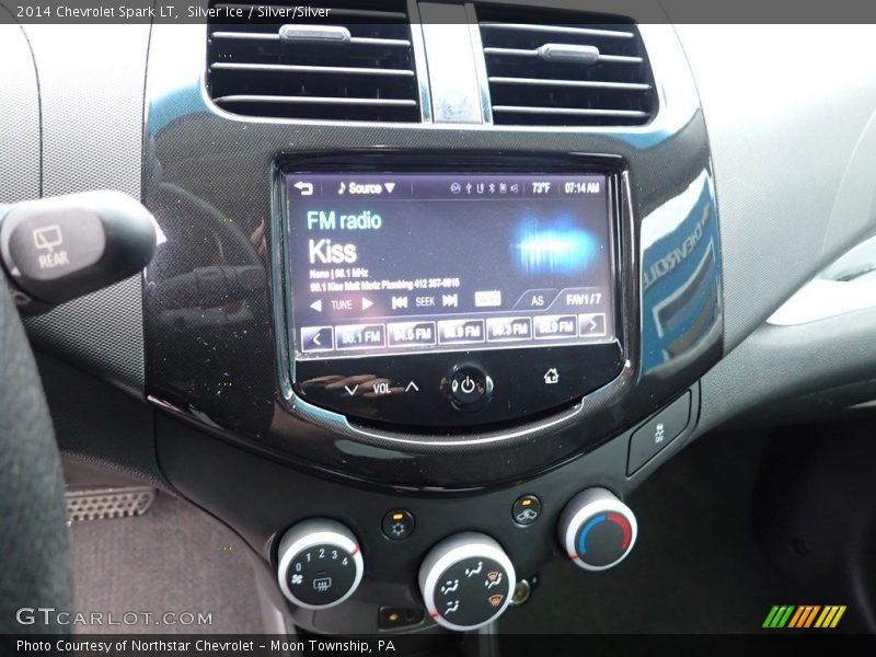 Silver Ice / Silver/Silver 2014 Chevrolet Spark LT
